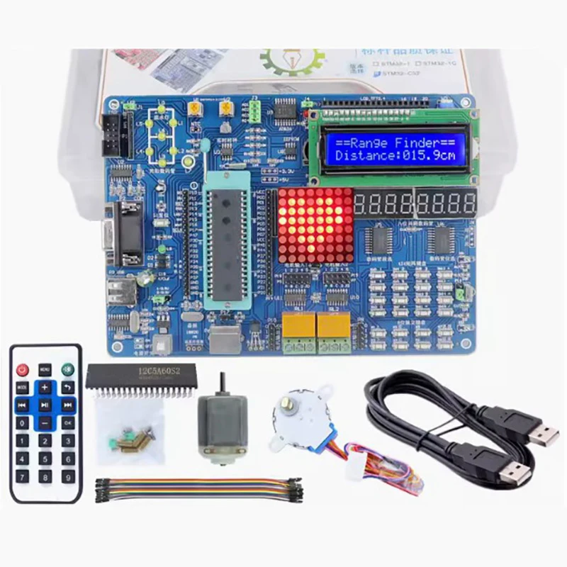 66177 8051 Microcontroller Microcontroller Sensor Module Kit Learning Development Board with Comprehensive Functionality
