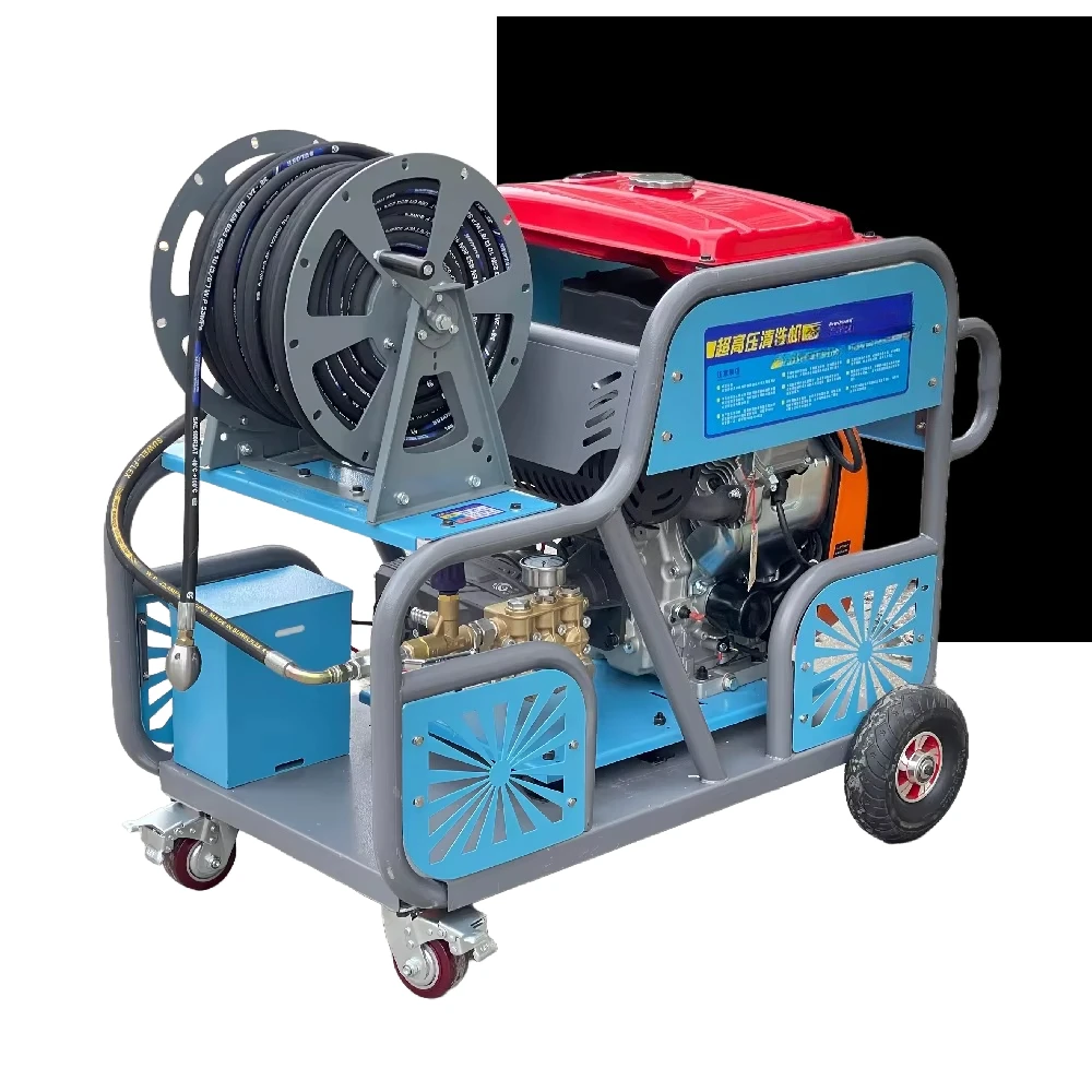 Self Contained Diesel Sewer Jetter Integrated Water Tank For Remote Field Pipeline Cleaning Jobs