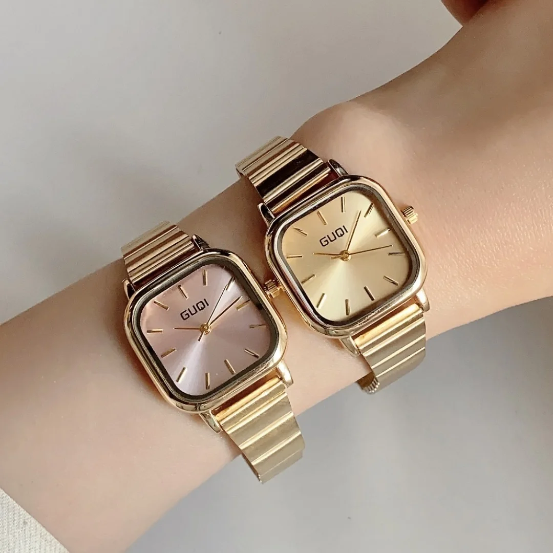 Женские кварцевые наручные часы с простым циферблатом, брендовый бамбуковый ремешок из нержавеющей стали, женские деловые часы, студенческие часы, relojes de mujer