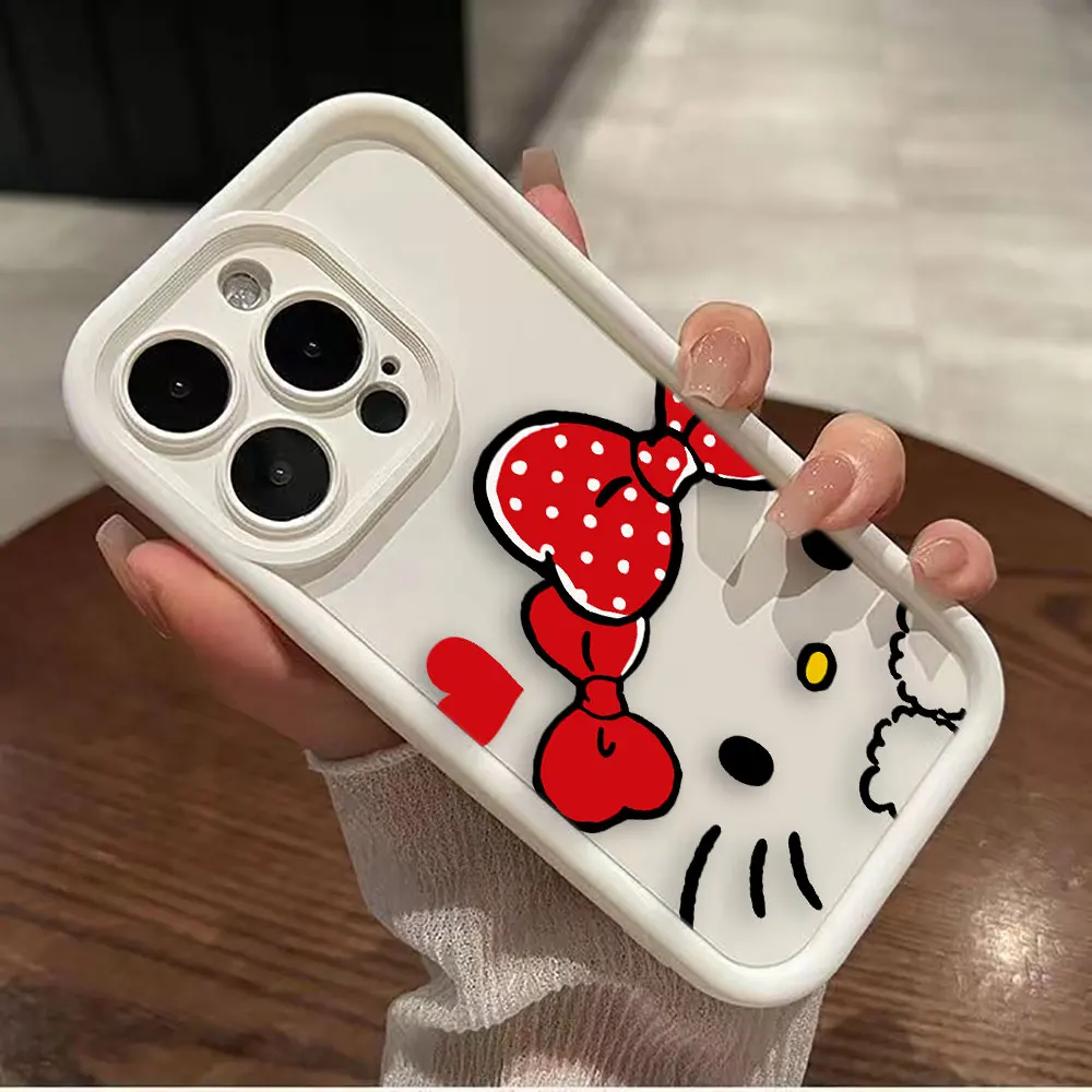 Hello Kitty Cartoon Soft Silicone Phone Case Capa, Shell para Redmi A1 Nota 13 12 12S 11 11T 10 9 9S 8 Pro Plus