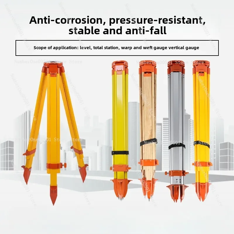 1 قطعة مستوى ترايبود قوس سبائك الألومنيوم خشب متين دعم لمحطة المجموع الثيودوليت أداة المسح الملحقات #2