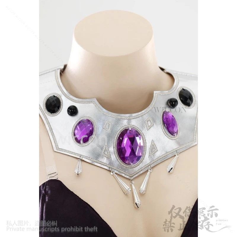 تأثيري أفرلورد الموسم 4 تأثيري ألبيدو زي مثير فستان نحيل قلادة لوليتا حفلة موحدة عيد الميلاد شعر مستعار مخصص كوس