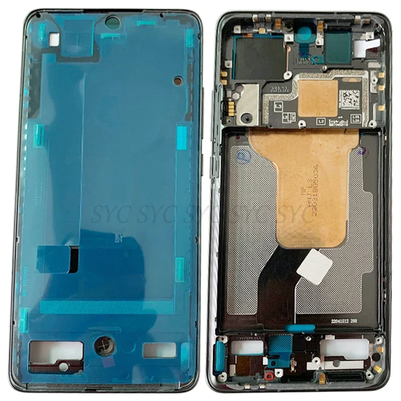 Middle Frame Center Chassis Cover For Xiaomi 12 Mi 12 Phone Housing Metal LCD Frame Repair Parts