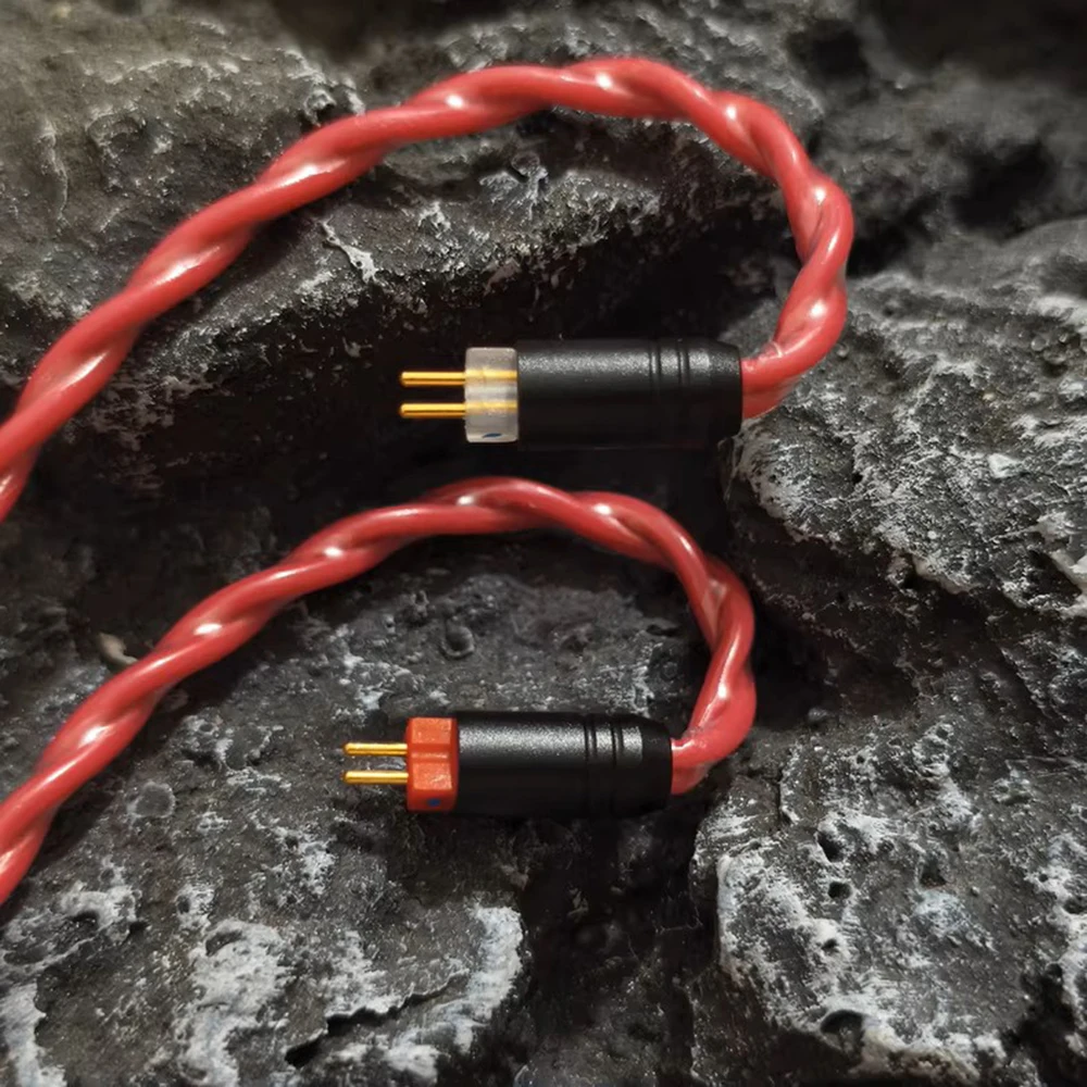 In Ear Monitor Earphone Cable IEM Headphone Upgrade Cable 5N Copper Silver Alloy Wire MMCX 2pin 0.78 2.5mm 3.5mm 4.4mm TUNE ZONE