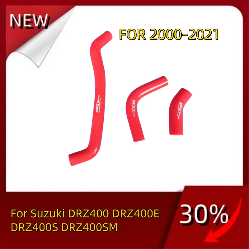 

NEW Silicone Radiator Hose For Suzuki DRZ400 DRZ400E DRZ400S DRZ400SM 2000-2021 DRZ 400 E S SM Pipe Tube Kit 2007 2008 2009 2010