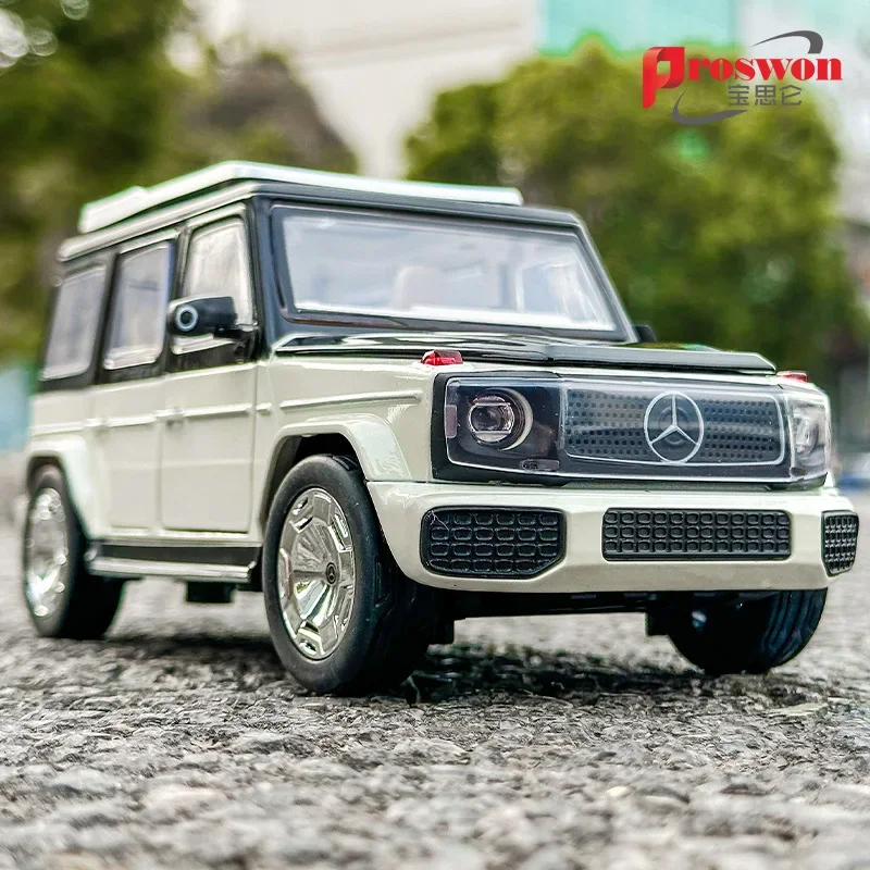 

1:24 Mercedes-Benz EQG Off-road vehicle High Simulation Diecast Car Metal Alloy Model Car Children's toys collection gifts F554