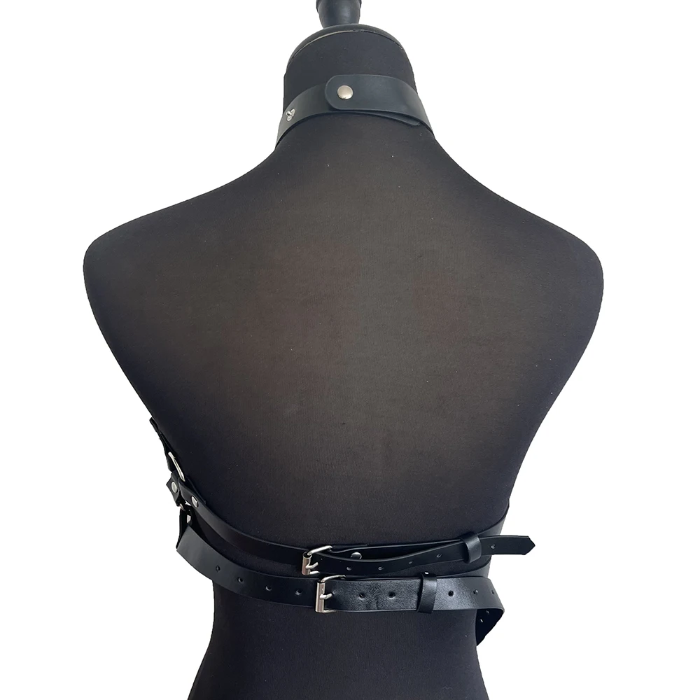 Women's Underwear Bdsm Harness Set Pu Harness for Women Sexy Garter belt Stockings Sword Belt Goth Body Bra Erotic Lingerie
