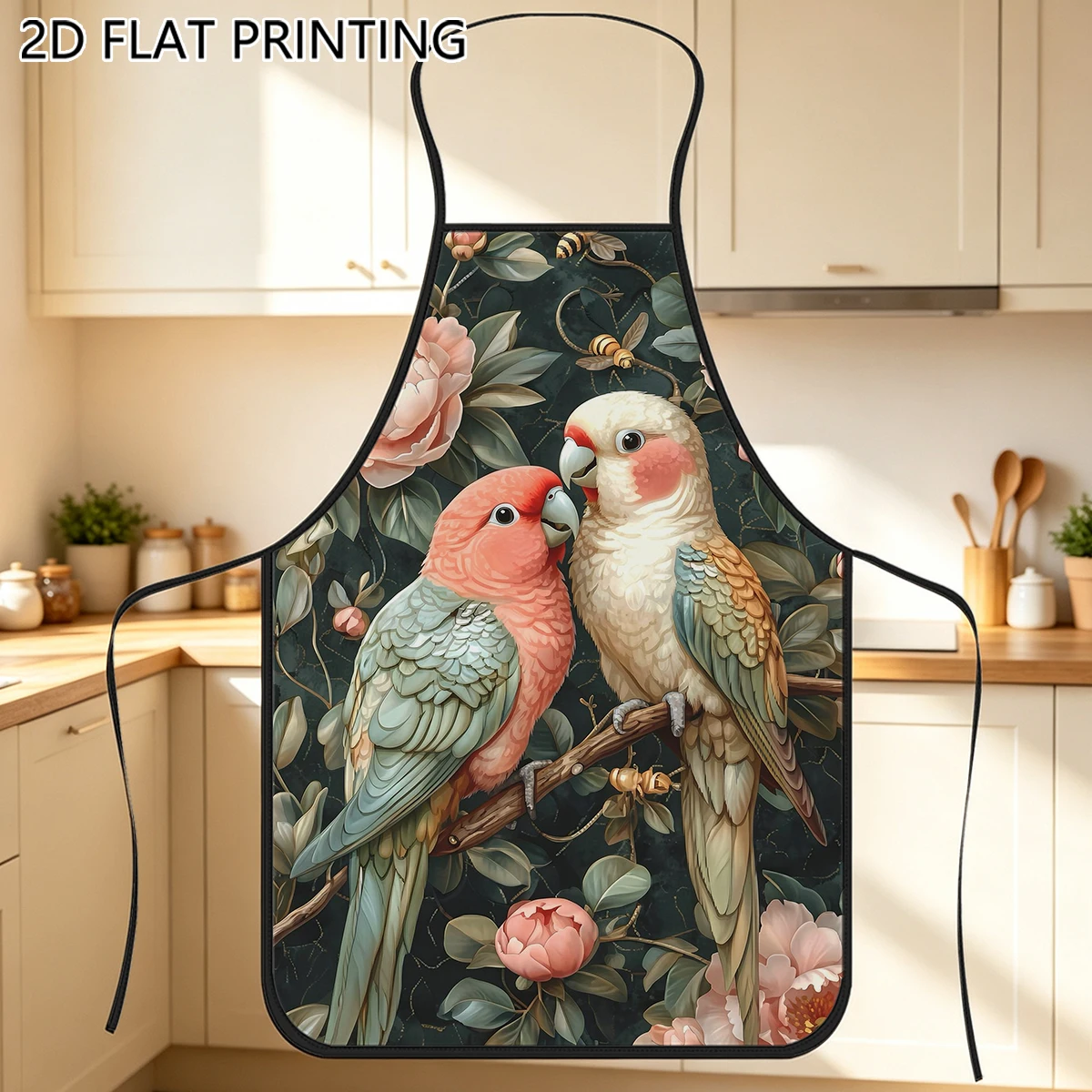 Home Cooking Chef - 1 tablier à motif floral avec