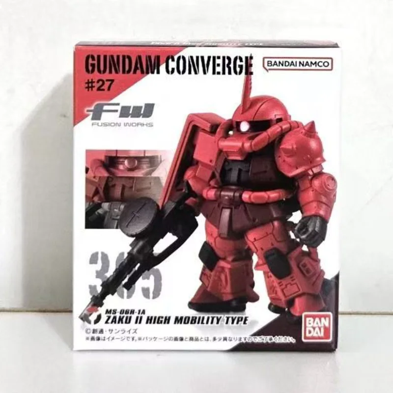 Bandai Tersedia Asli Shokugan GUNDAM FW27 Aslan Zala Z'Gok GQUX Crux Converge Kotak Figur Mini Model Mainan Koleksi Aksi