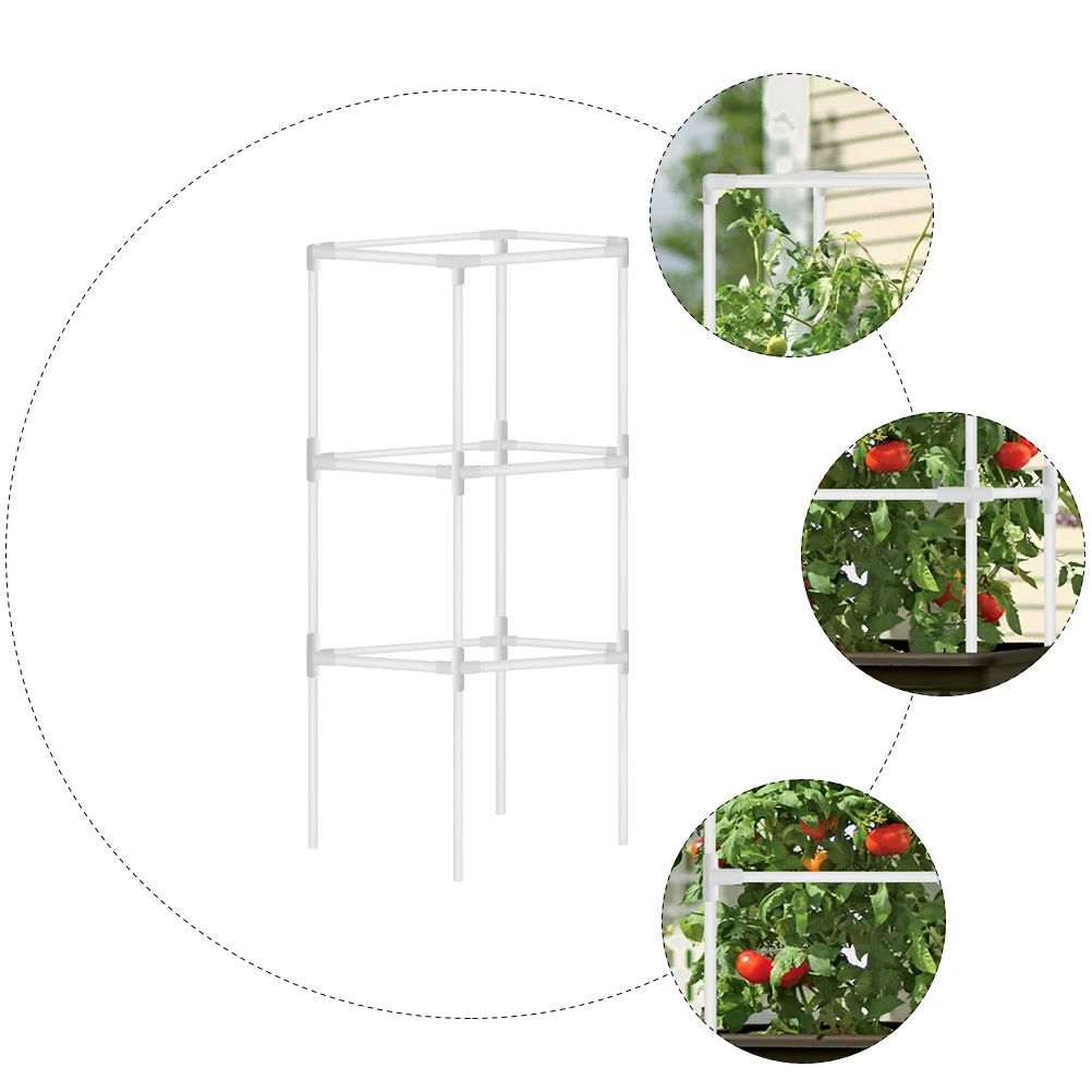 

1 Set Garden Trellis Plant Support Stand For Climbing Vines Tomatoes Cucumbers Grapes Vertical Growing Frame Durable Plastic