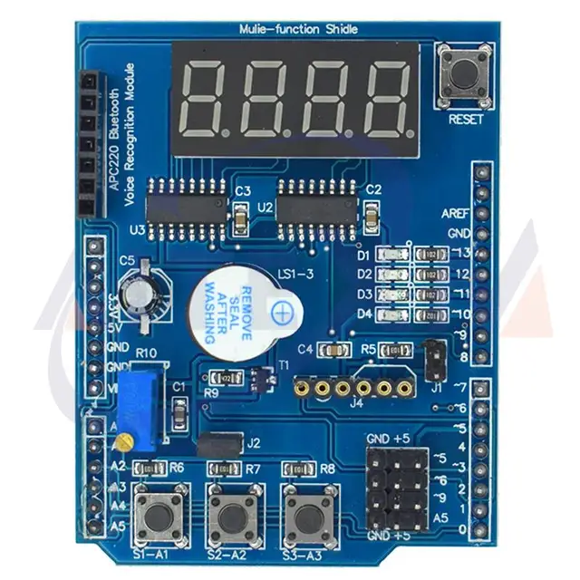 Wielofunkcyjny zestaw kart rozszerzeń oparty na uczeniu się UNO R3 LENARDO Mega 2560 Shield wielofunkcyjny dla Arduino