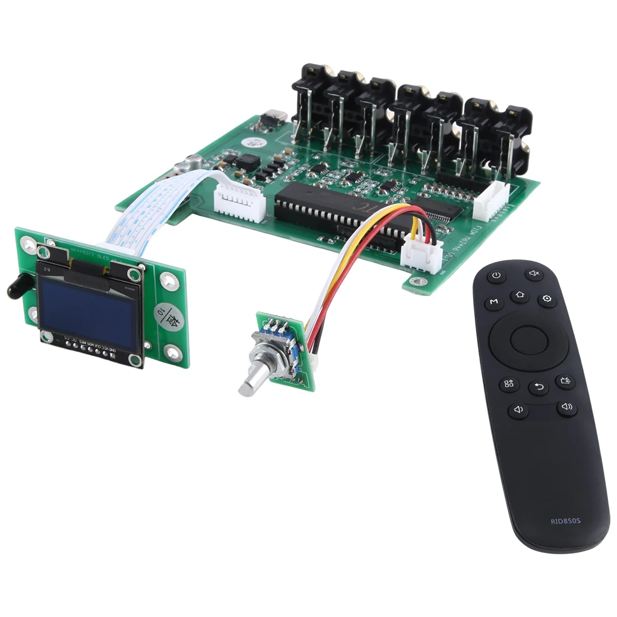 DLHiFi F11 M62446 Preamp 5.1 6 Channel Fully Independence Remote Control OLED Display for HiFi Amplifier DAC