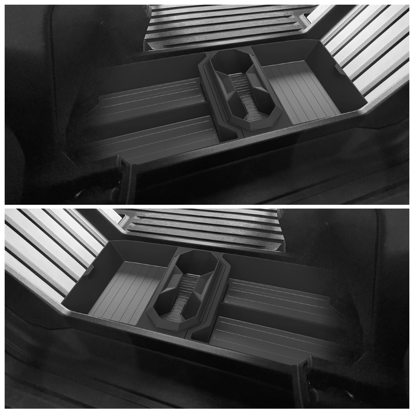 for Tesla Cybertruck 2024 2025 Center Console Lower Storage Box Car Accessories Drinks Holder Tray Organizer Tidying