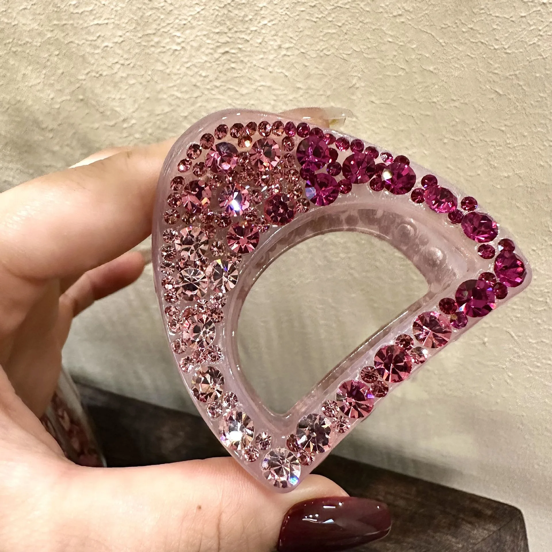 

Large Diamond Hair Claws Crab Hairpins Crystal Hair Clips Barrettes Hairgrip Ponytail Women Hair Accessories