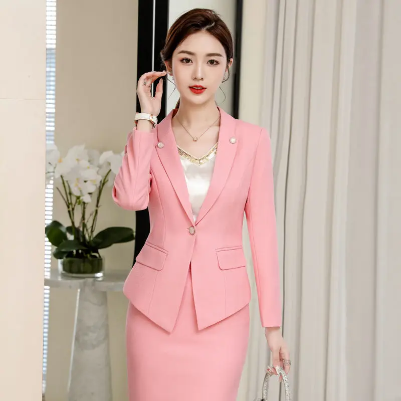 2-G15  Autumn and winter fashion small suit jacket for women, unique design, high-eessional work clothes, formal suits