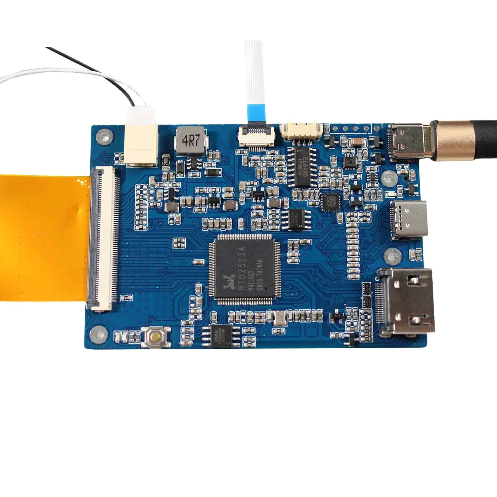 شاشة لمس LCD واسعة 11.6 بوصة 1728 × 828 IPS ولوحة تشغيل USB من النوع C 70 دبابيس