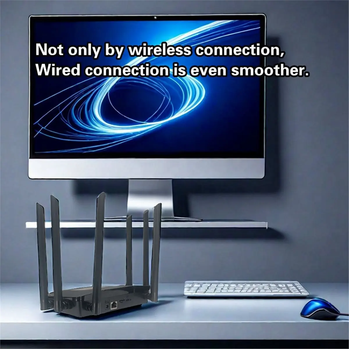 A72U 4G LTE Router with SIM Card Slot 4G CPE Modem 300Mbps 4G WiFi Router 6 Antennas Wireless WiFi Router European