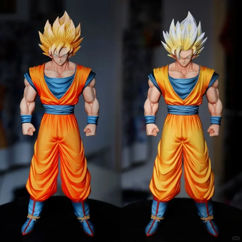 

New Super Wukong Dragon Ball Gk Cartoon Hand-Made 32cm Model Desktop Ornaments Holiday Gift Statue