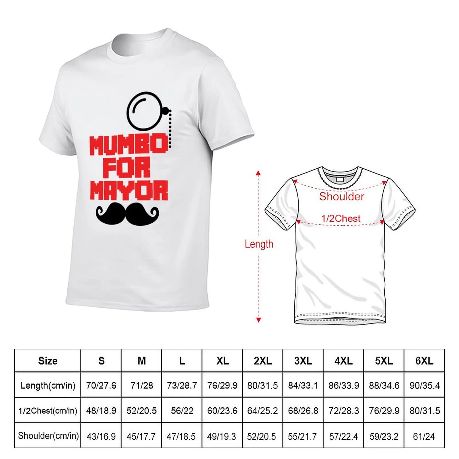 mumbo for mayor T-Shirt Simple Trendy Casual T-Shirt