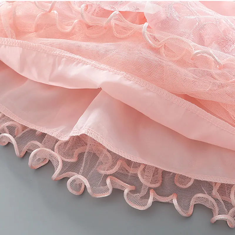 2-7Years Girls\' Mesh Tutu Skirts Children\'s Skirts Style Puffy Skirts Four Seasons Princess Cake Skirts Tulle Petticoat Tulle