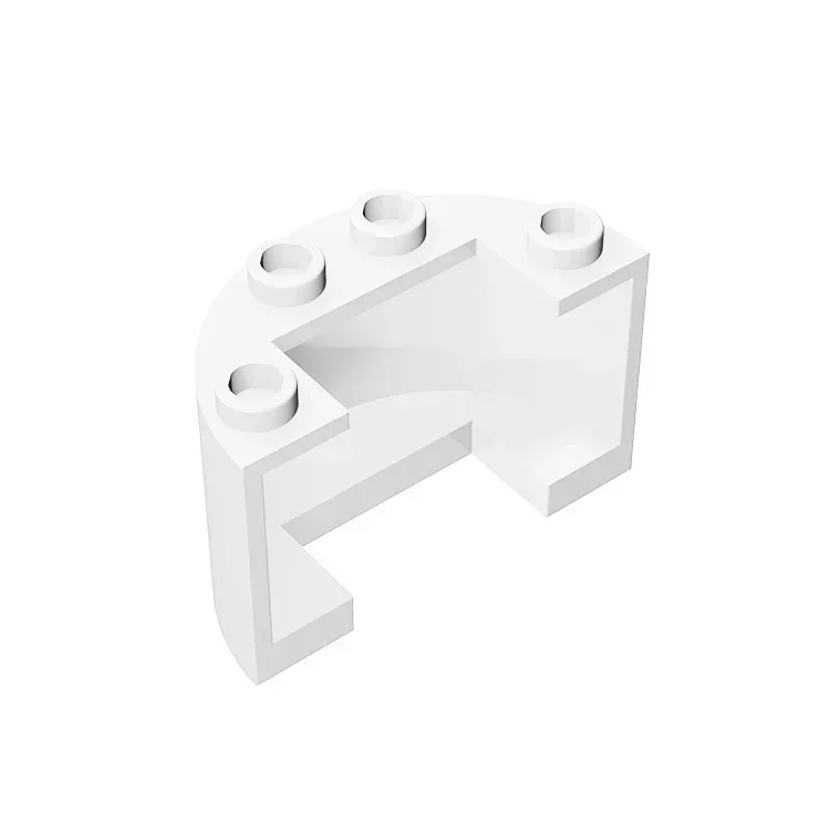 Blocchi di costruzione Technicalalal FAI DA TE 2x2x4 pannelli murali curvi 1 PZ Parti MOC Creatività Giocattolo educativo per i bambini 24593