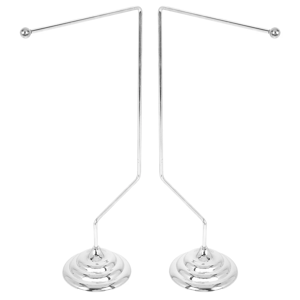 

2 Pcs Desktop Rack Flag Stand Desk Holder Office Flagpole Stand Desktop Flag Rack Stable Base Easy Installation