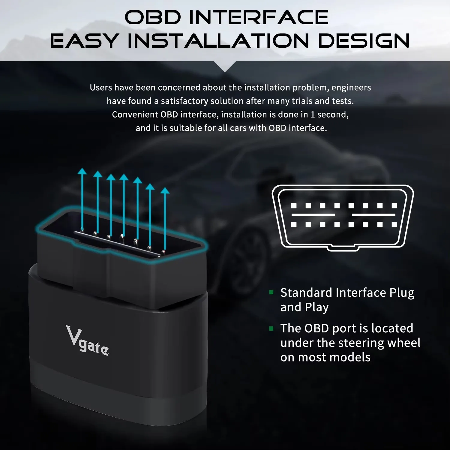 Vgate iCar Pro 2S ELM327 Bluetooth 5.2 V2.3 Car OBD Scanner Upgraded BYD EV Auto Diagnostic Tool BimmerCode for IOS Android PC