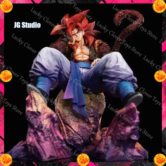 JG Studio 24cm Dragon Ball Gogeta  Figures Ssj4 Gogeta Anime Figures PVC Statue Collection Model Toys Gifts