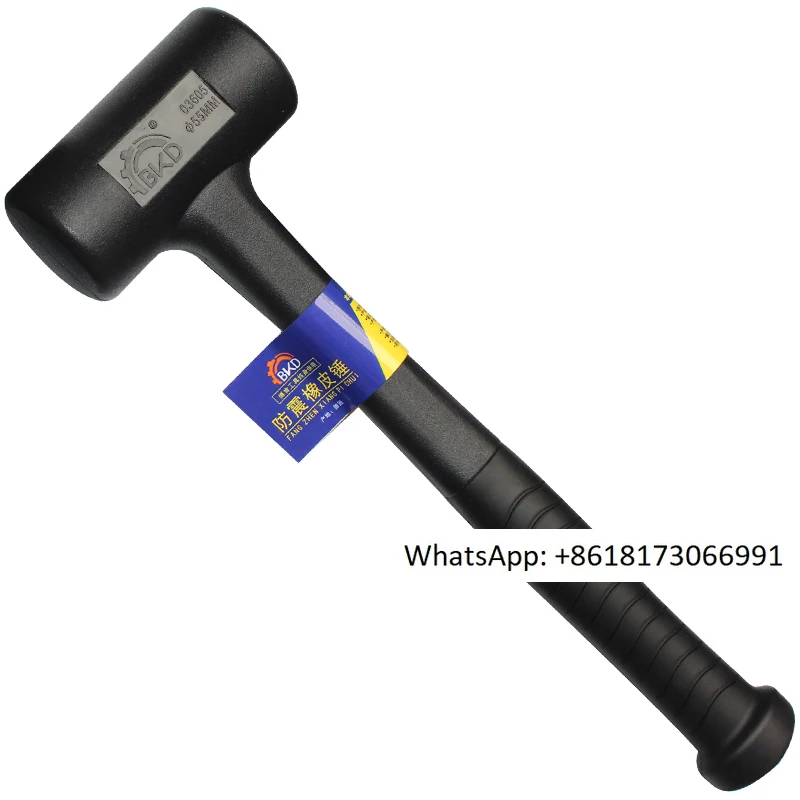d shock-absorbing rubber hammer, ceramic tile decoration rubber hammer, bearing installation hammer, hammering rubber hammer