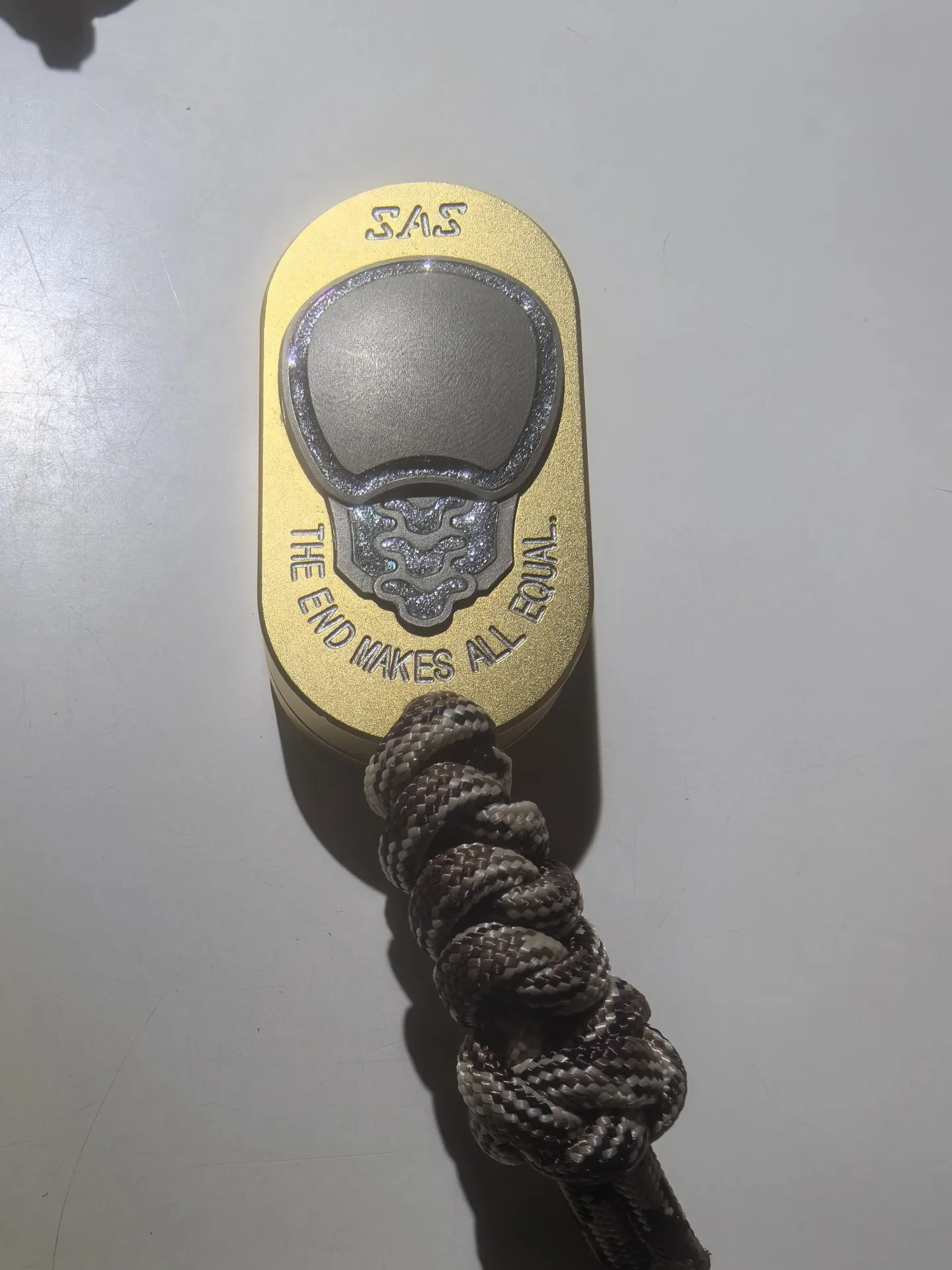 Used EDC SAS King David 2.0 Shredded Diamond with Original Box, with Minor Flaws