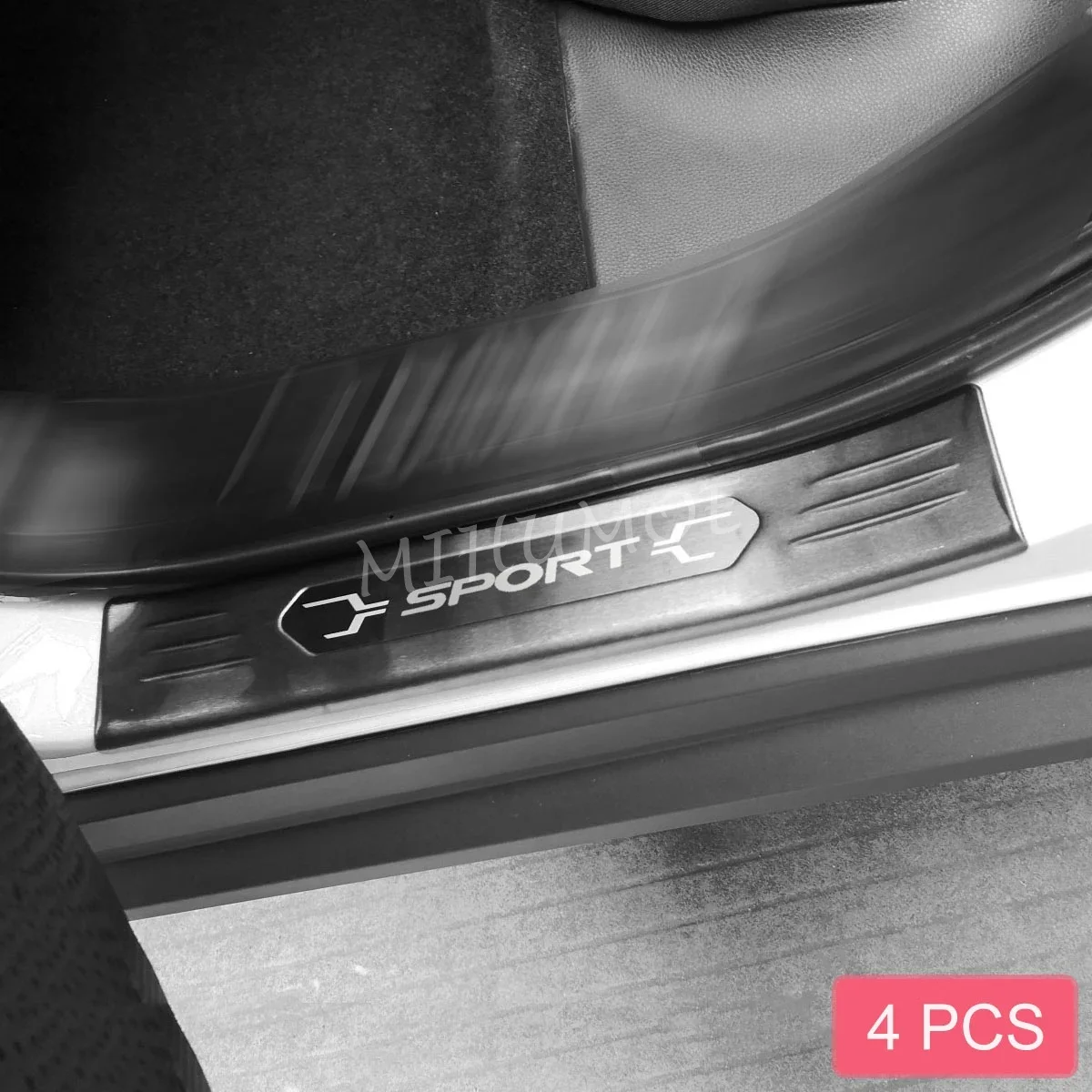 

4 шт., защитные наклейки на пороги из нержавеющей стали, декор для Toyota RAV4 Suzuki Across 2020 2021 2022 2023 2024