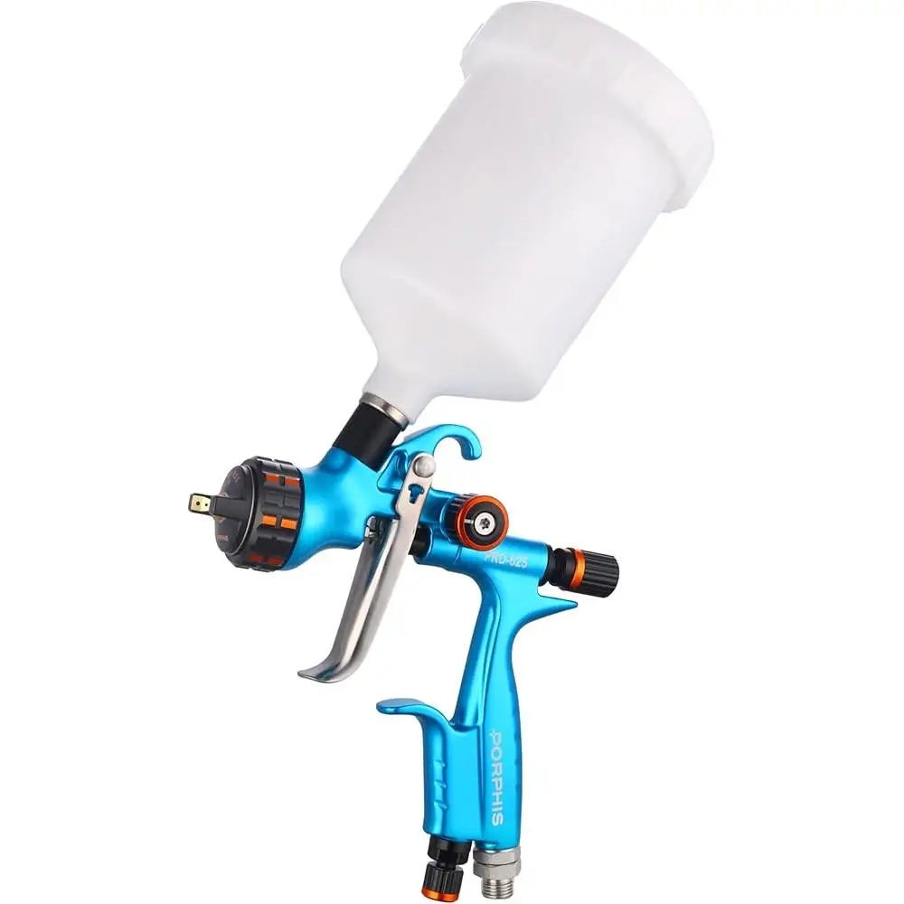 1.3mm Paint Spray Gun PRD-625 MP Type Split Nozzle Automative Refinishing LVLP HVLP Forged Aluminum Durable Anti-Corrosion