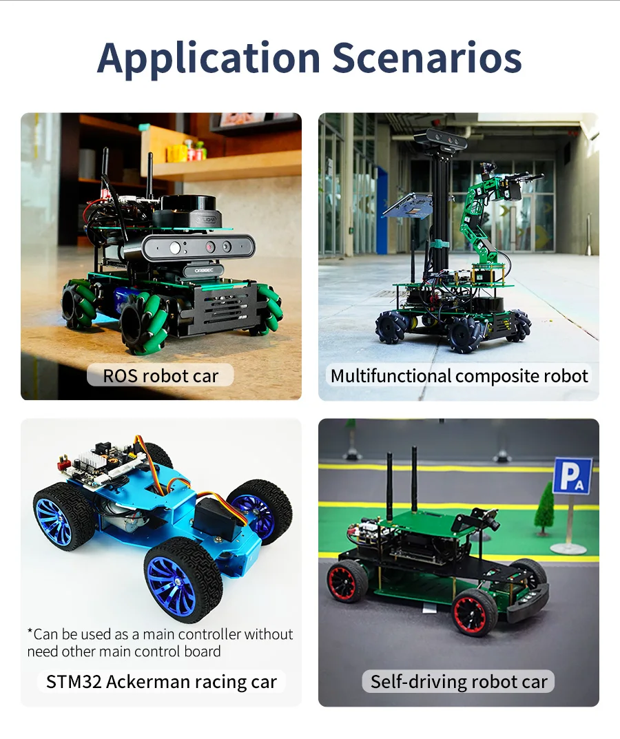 STM32F103RCT6 Steuerplatine ROS Robot Erweiterungsplatine mit 9-Achsen-Sensor Motor Servoanschluss für Raspberry Pi Jetson ROS ROS2 Roboter – Detail 20