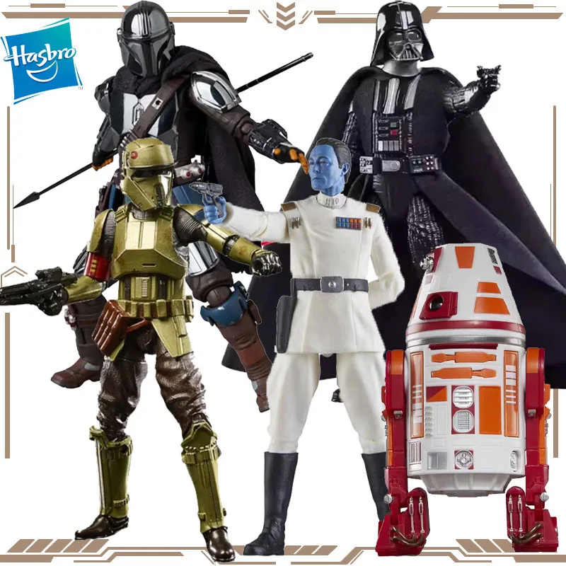 

Hasbro Original Star Wars Black Series Darth Vader Mandalorian Shoretrooper R4-6D0 Action Figure Toys for Boys Girls Kids Gift