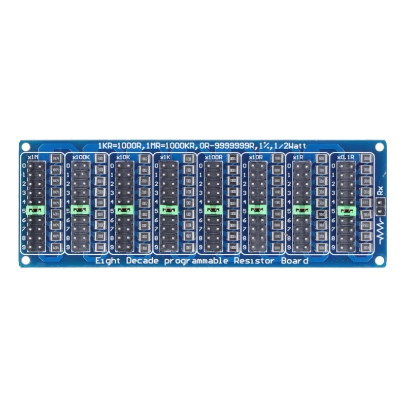 placa-de-resistor-programavel-com-bloco-de-terminais-de-parafuso-01r-a-9999999r-8-secoes-precisao-de-01r-componente-eletronico
