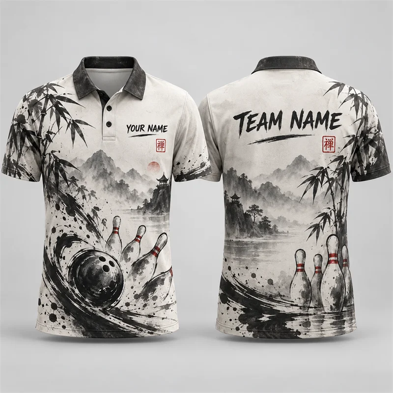Custom Bowling Polo Shirt Pers - đánh giá và giá Short Sleeve Bowling Shirt Retro