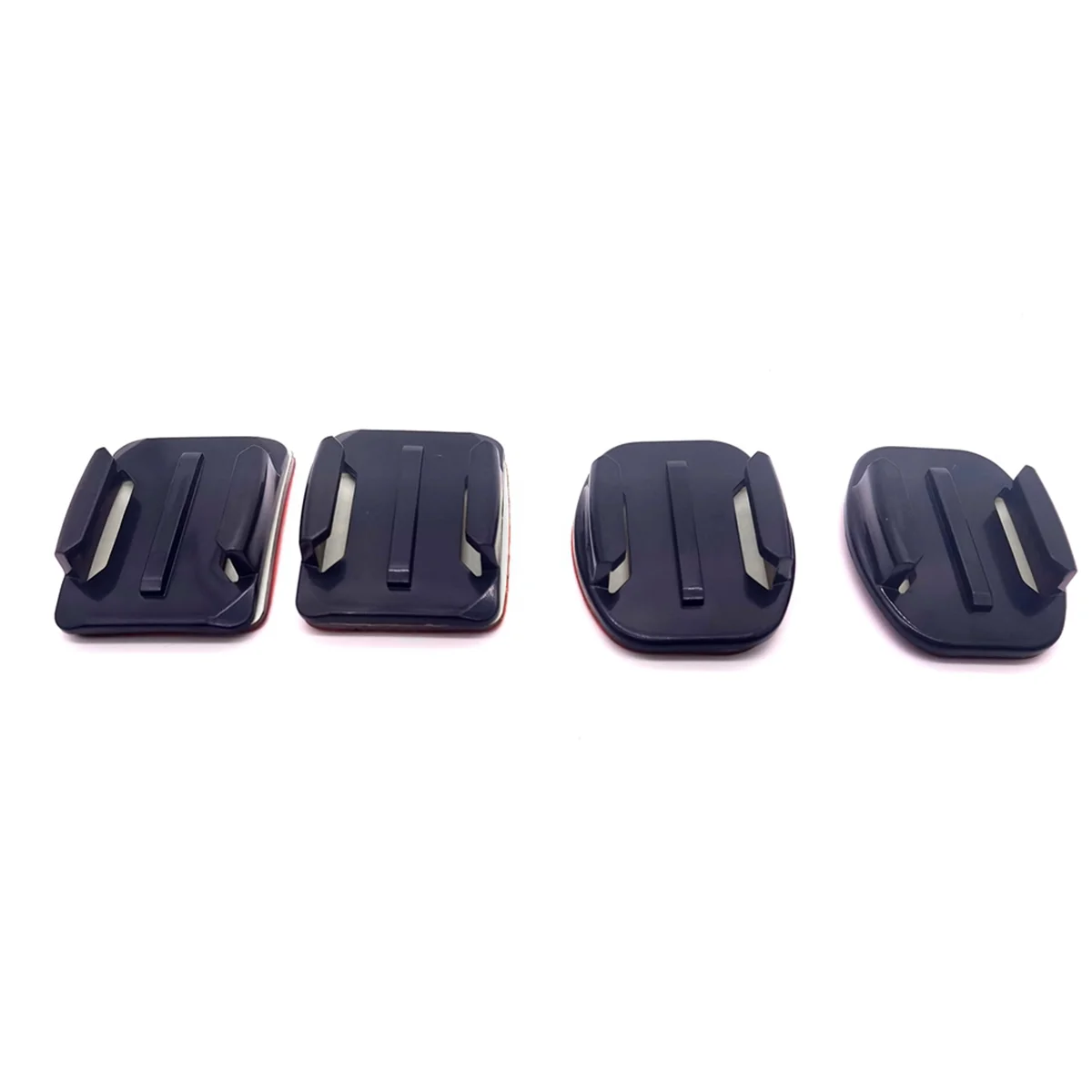 4Pcs Set for Gopro Hero 8/7/6/5 Helmet Accessories Small Ant Flat Curved Base Shangou Adhesive (with