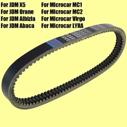 Drive Belt For JDM X5 Orane Albizia Abaca For Microcar MC1 MC2 Virgo LYRA