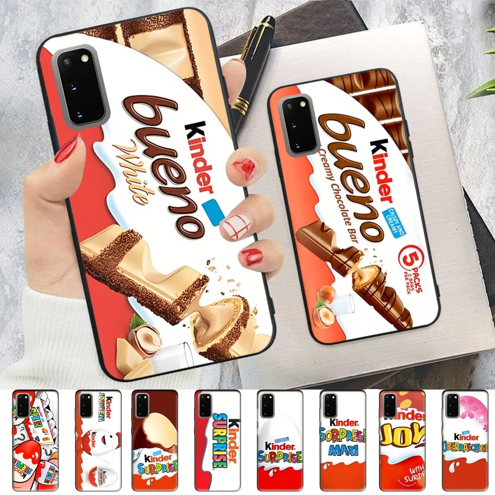 트롤리 에그 킨더 조이 서프라이즈 폰 케이스, 삼성 S 9 10 20 21 22 23 30 23 플러스 라이트 울트라 FE S10lite 펀다스