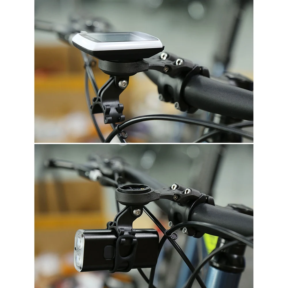 ผู้ถือคอมพิวเตอร์จักรยานคาร์บอนไฟเบอร์จักรยานHandlebar MountสําหรับGarmin Bryton Mount BracketปรับจักรยานLight Mount