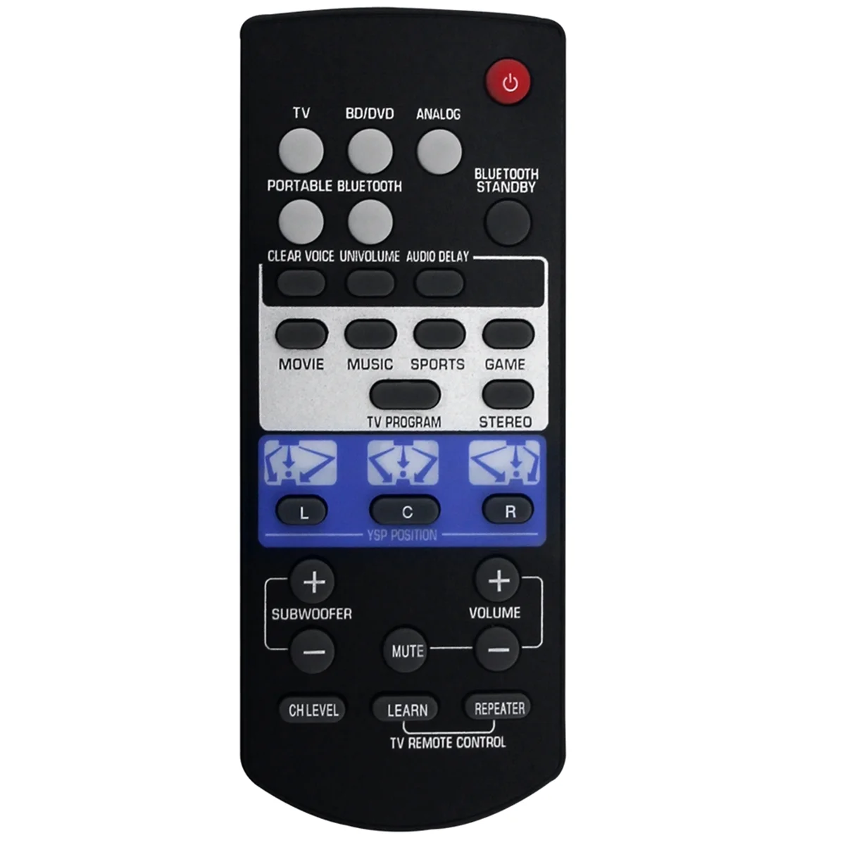 B04C-Replace FSR80 ZG80760 Remote Control for Yamaha Soundbar YSP-1400BL YSP1400 YSP-1400 Audio System