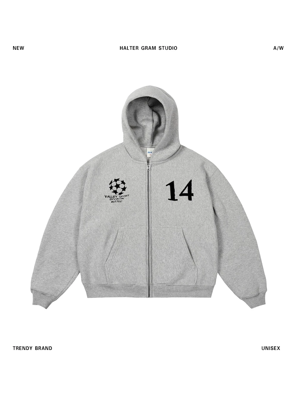 

Американский ретро-кардиган оверсайз с капюшоном на молнии, из хлопка и полиэстера, утепленный, с длинными рукавами, в стиле Jaet