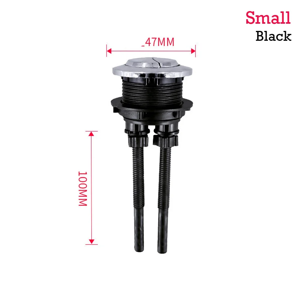 Universal Fits 38mm Hole Toilet Button Cover Closestool Round Dual Press Tank Push Switch Water Saving Rod Accessories Popsocket