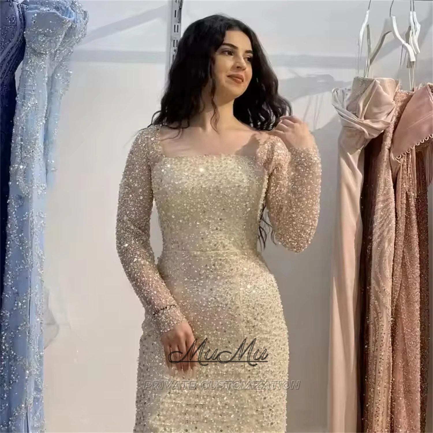 MuMu Customized Elegant Evening Dress Prom Dresses for Special Occasions Long Dresses for Wedding Party dresses Cocktail Dresses