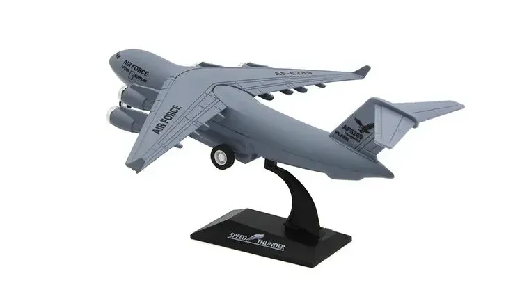 Electronic Sound & Light C-17 C17 air force transport aircraft Alloy model Military enthusiast airplane plane collection model