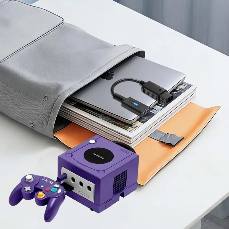 12cm Typ-C 45W PD Ladekabel für NGC Konsole USB-C Gaming-Stromversorgungskabel für Nintendo Gamecube Ladekabel für Spielkonsole – Detail 4