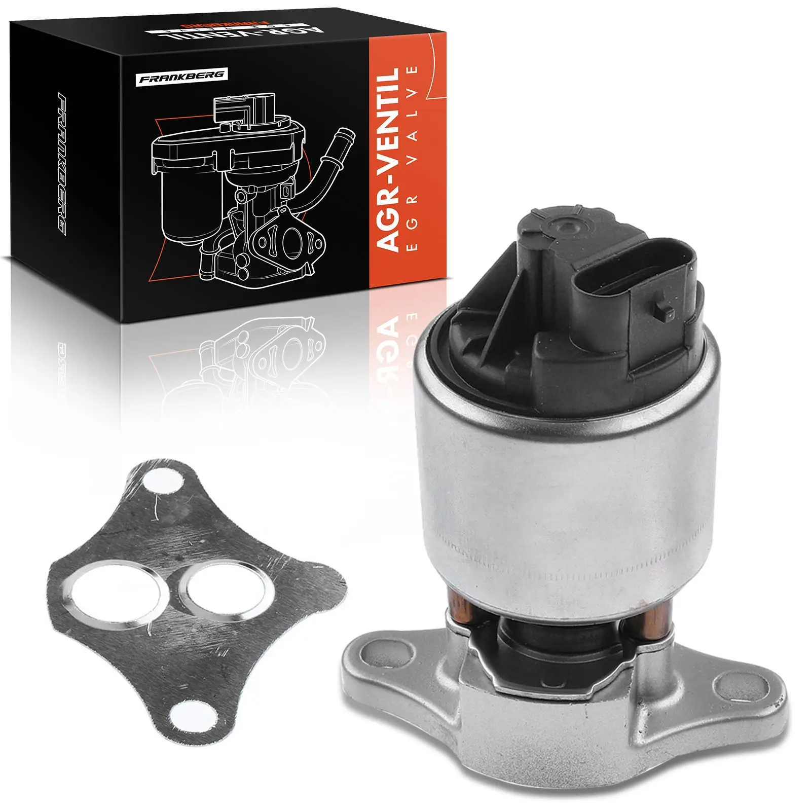 Frankberg 1x AGR-Ventil Abgasrückführungsventil für Chevrolet Aveo/Kalos Schrägheck Stufenheck Matiz Spark Daewoo Opel 25183477