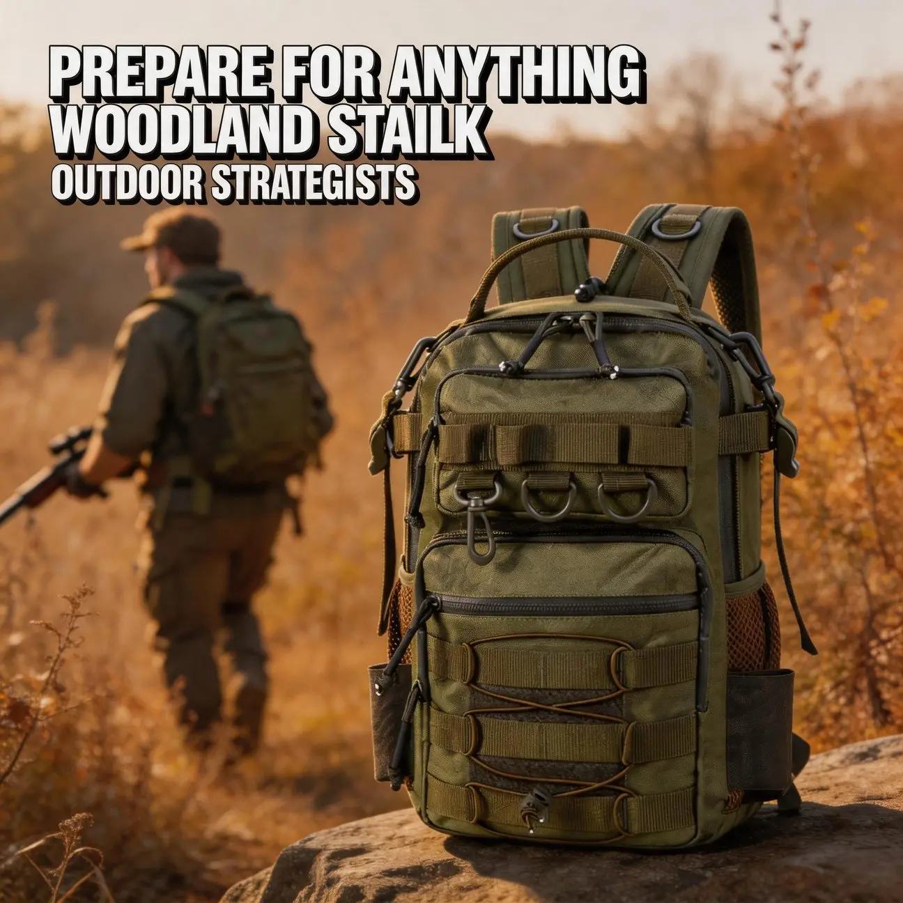 Multifunctional Lure Backpack Crossbody Bag Storage Multi Pocket