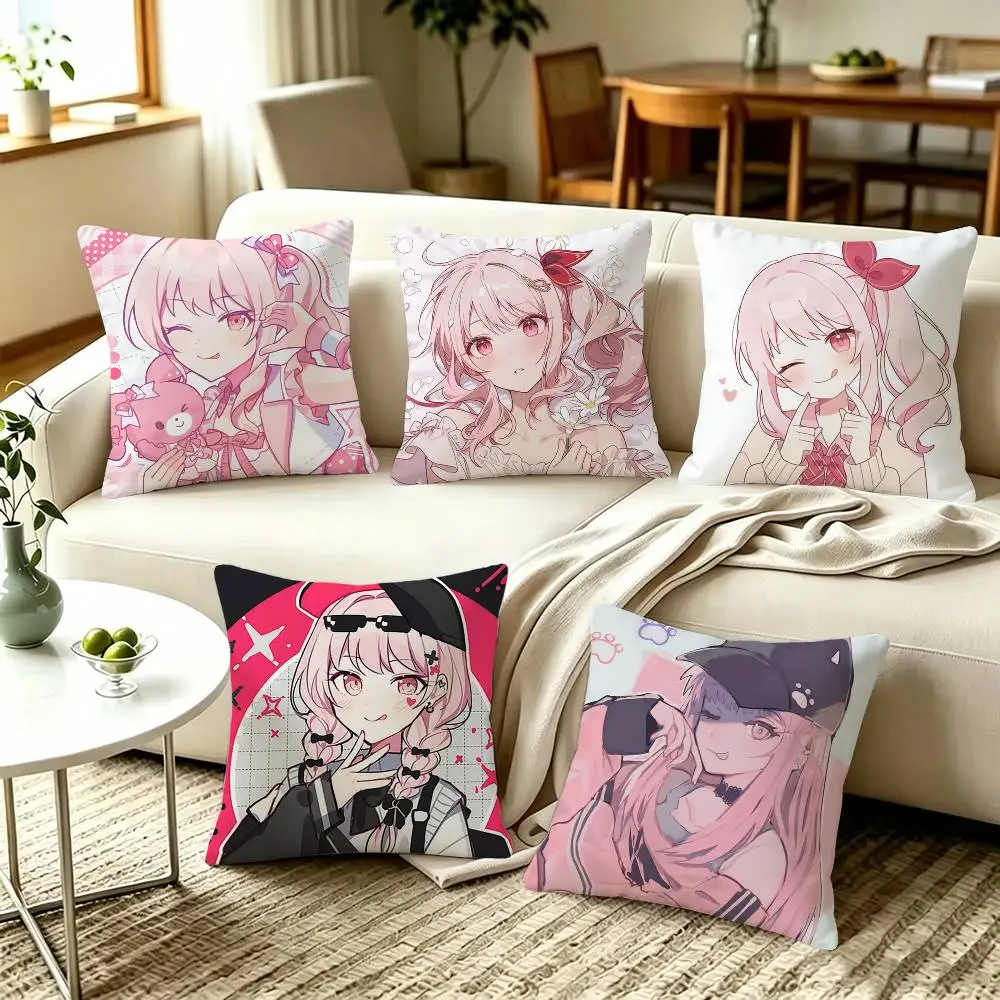 Akiyama Mizuki Cute Anime Boy Amia Pillow Covers, Home Sofa Cushion Covers and Aecorative Custom