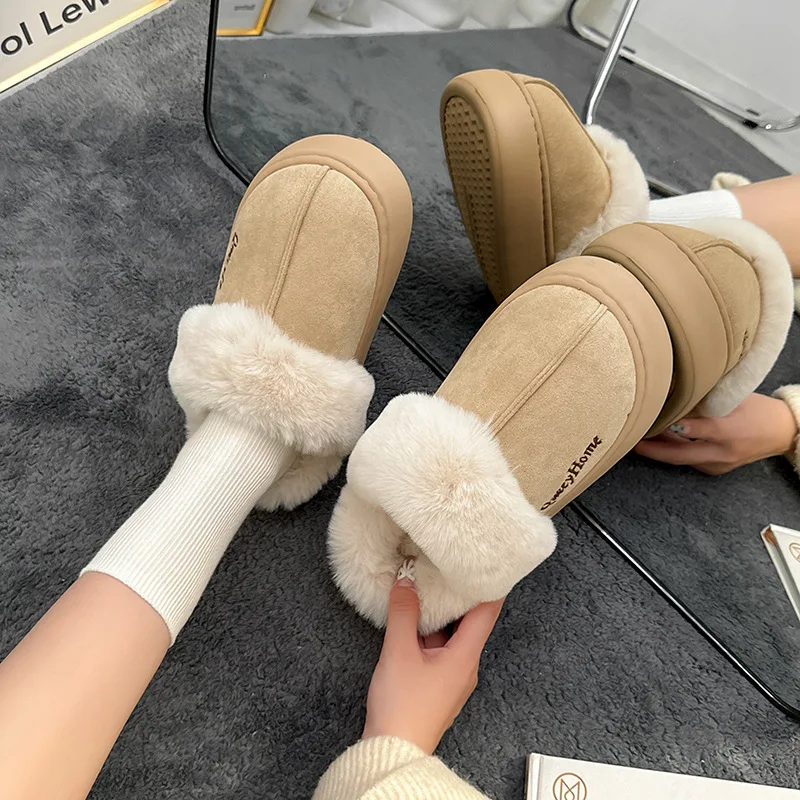 

Хлопковые тапочки на толстой подошве мужские и женские, осенне-зимние, с капюшоном, нескользящим манжетом, домашняя одежда, теплые тапочки.